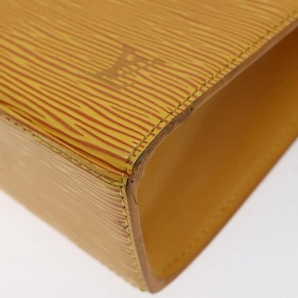 LOUIS VUITTON Epi Malesherbes Hand Bag Tassili Yellow Jonne M52379 Auth 124742 - Picture 4 of 16